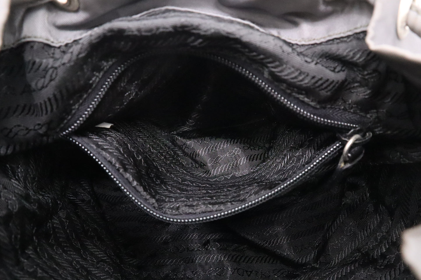 Prada Backpack in Gray Nylon