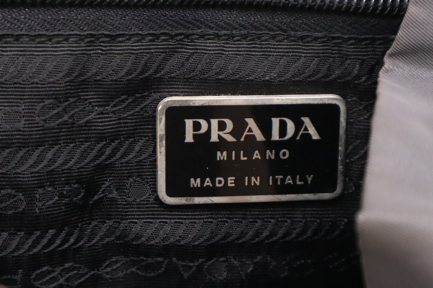 Prada Backpack in Gray Nylon