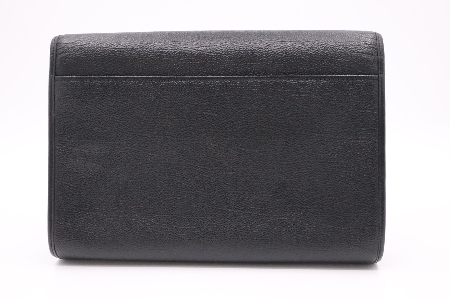 YSL Saint Laurent Clutch in Black Leather
