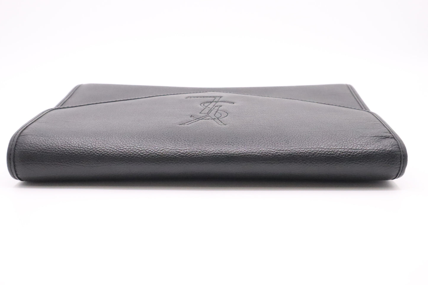 YSL Saint Laurent Clutch in Black Leather