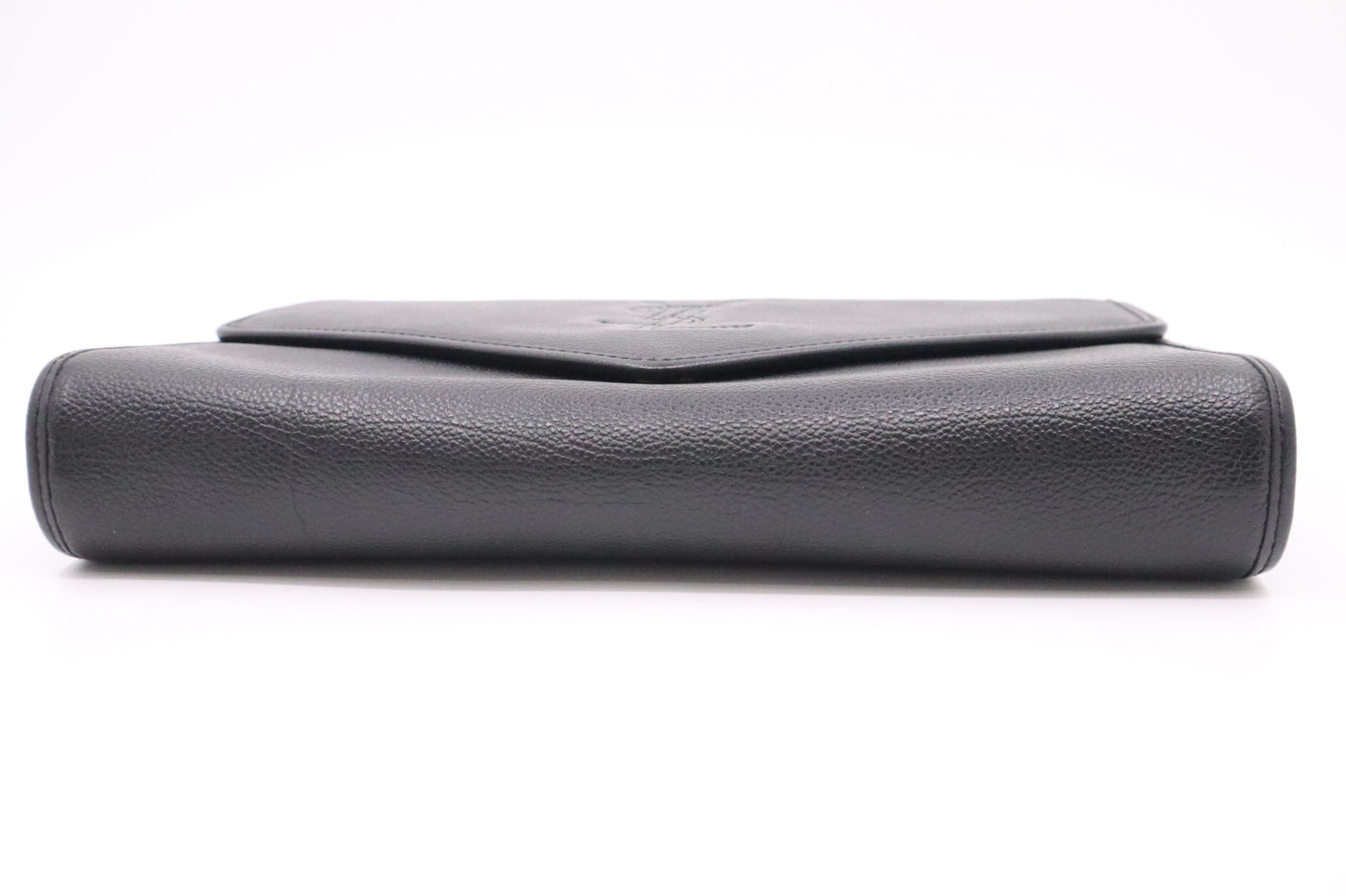 YSL Saint Laurent Clutch in Black Leather