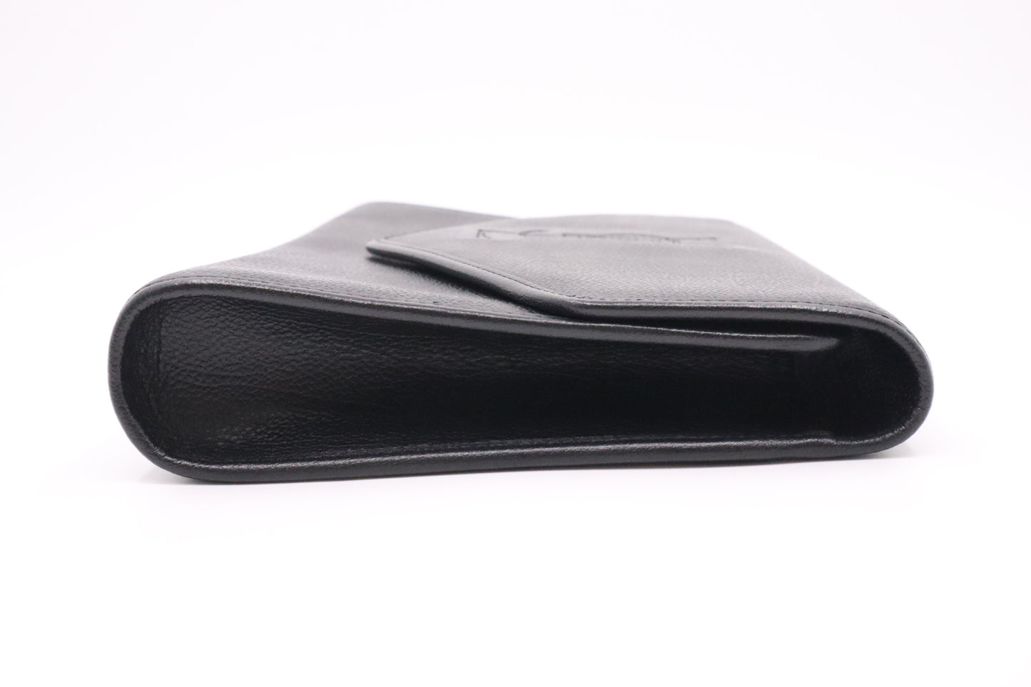 YSL Saint Laurent Clutch in Black Leather