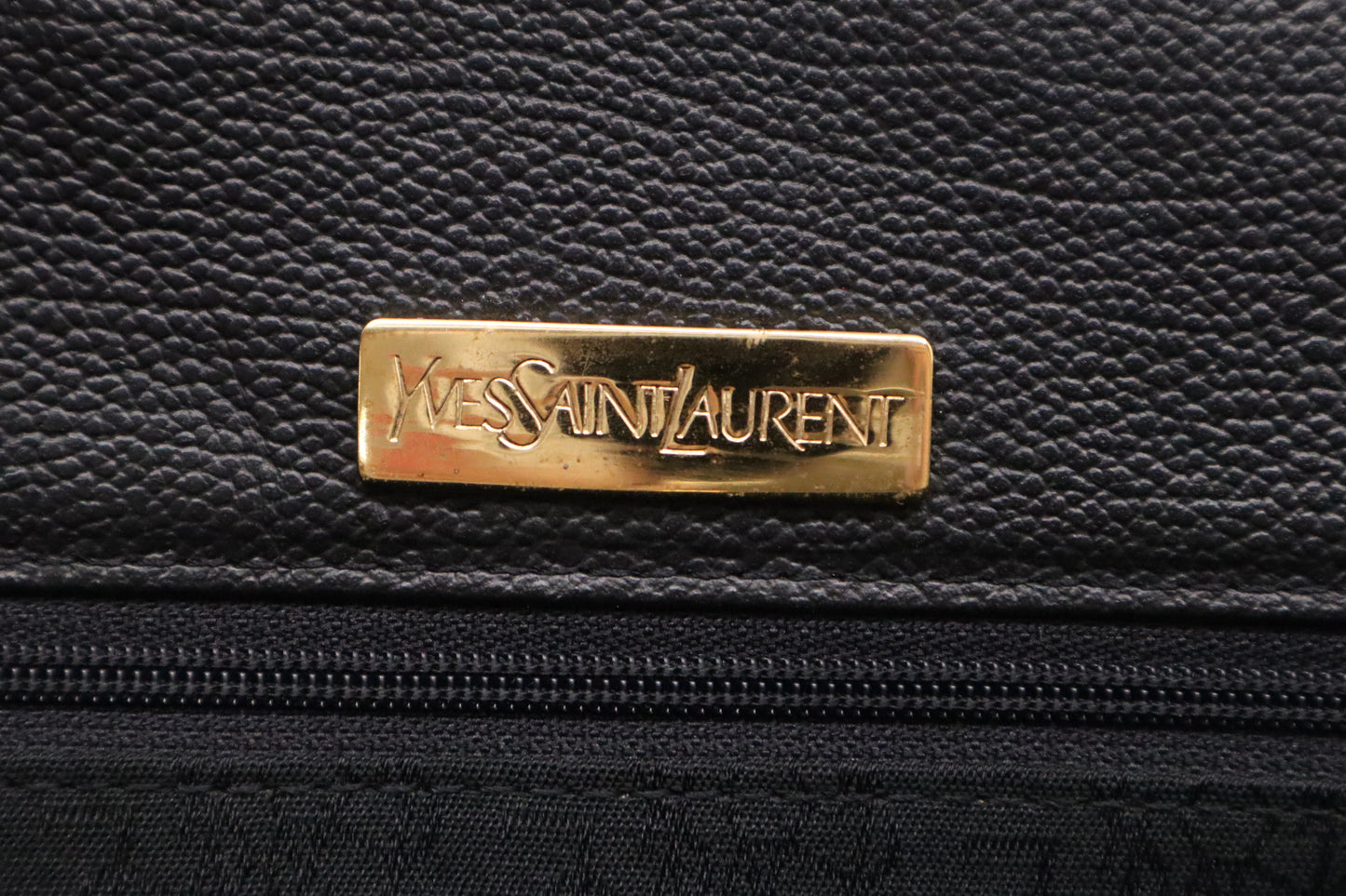 YSL Saint Laurent Clutch in Black Leather
