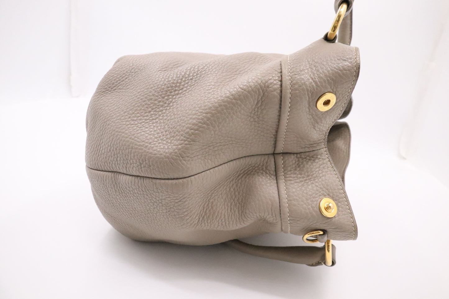 Prada Handbag in Greige Leather