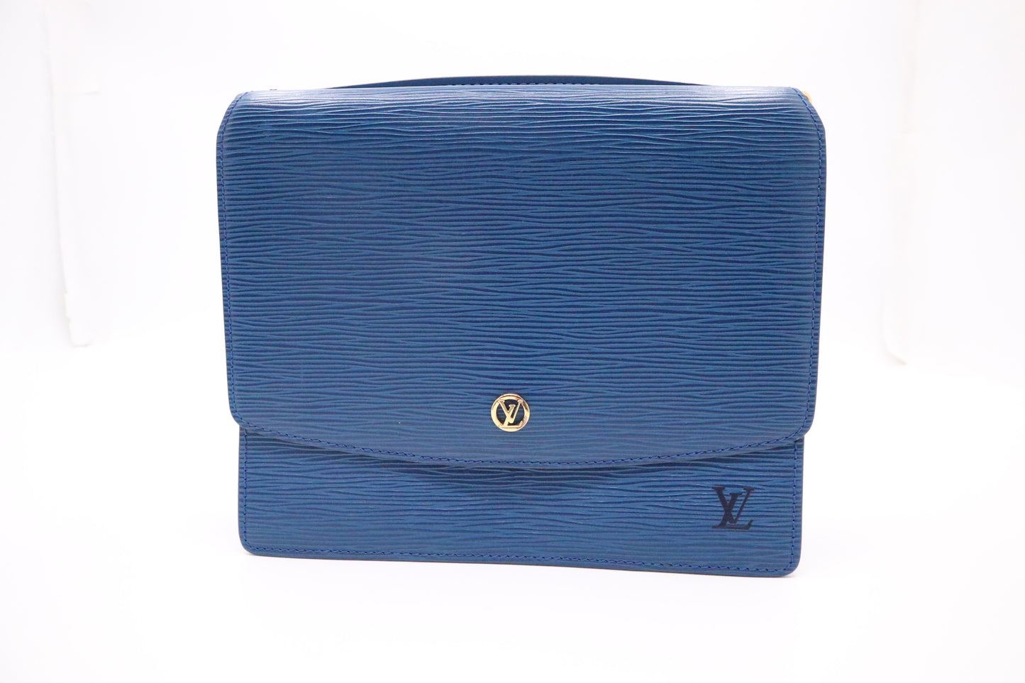 Louis Vuitton Grenelle in Epi Blue Leather