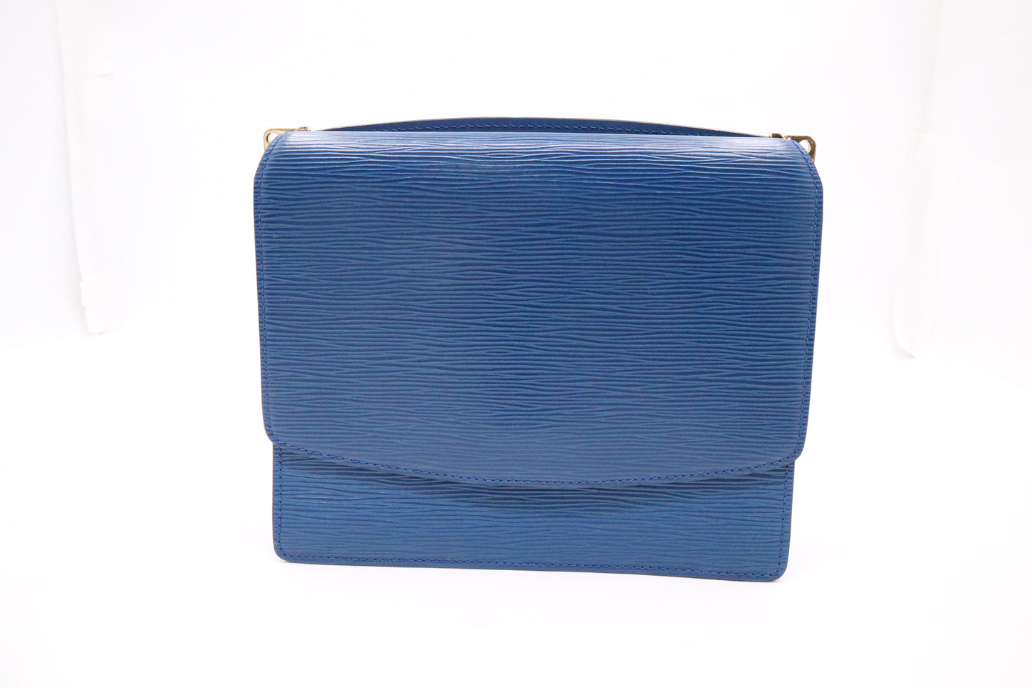 Louis Vuitton Grenelle in Epi Blue Leather