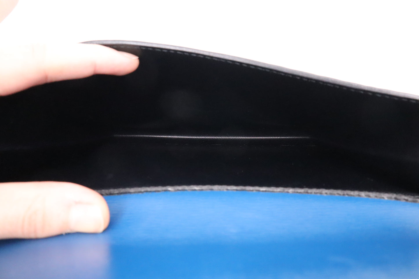 Louis Vuitton Grenelle in Epi Blue Leather
