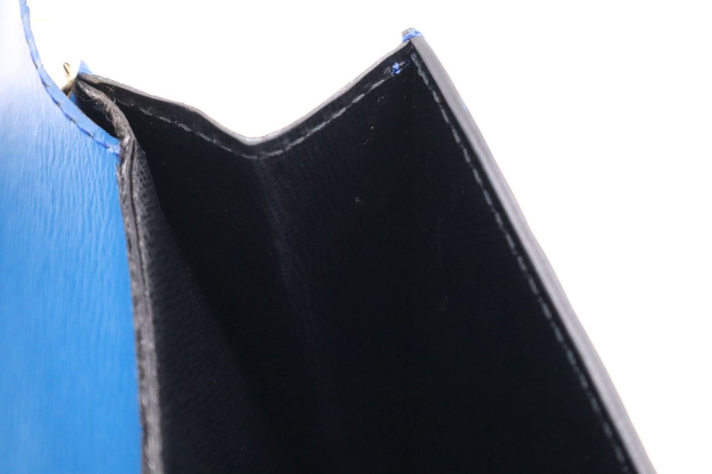 Louis Vuitton Grenelle in Epi Blue Leather