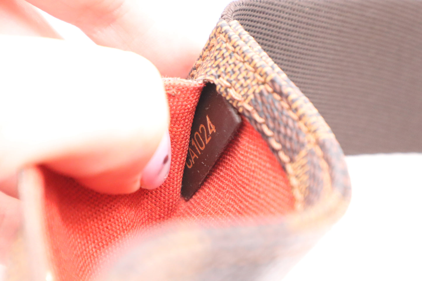 Louis Vuitton Geronimo in Damier Ebene Canvas