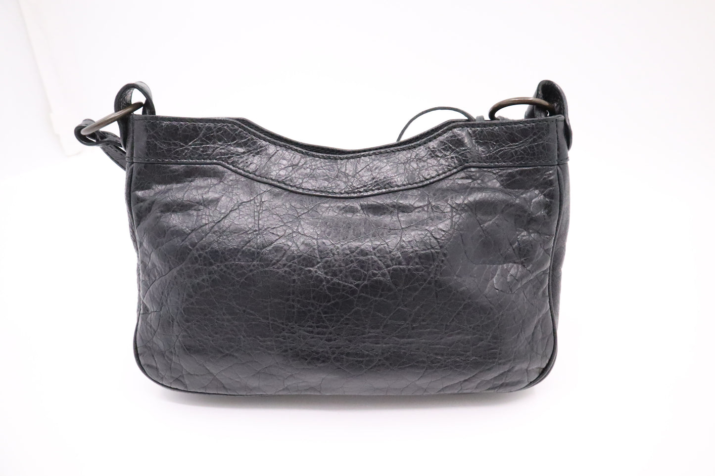 Balenciaga Le Cagole Shoulder Bag in Black Leather