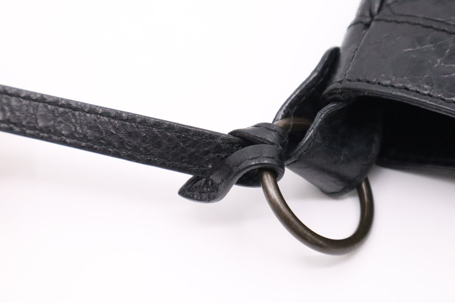 Balenciaga Le Cagole Shoulder Bag in Black Leather