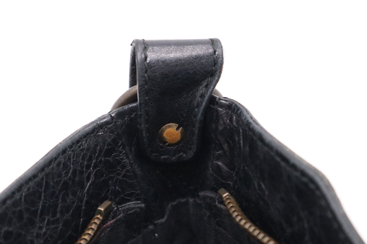 Balenciaga Le Cagole Shoulder Bag in Black Leather