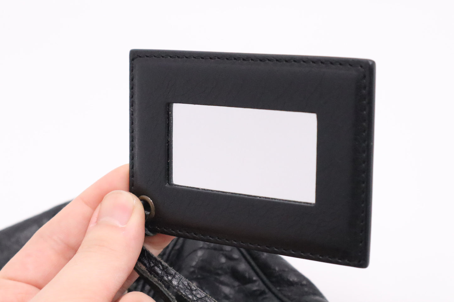 Balenciaga Le Cagole Shoulder Bag in Black Leather