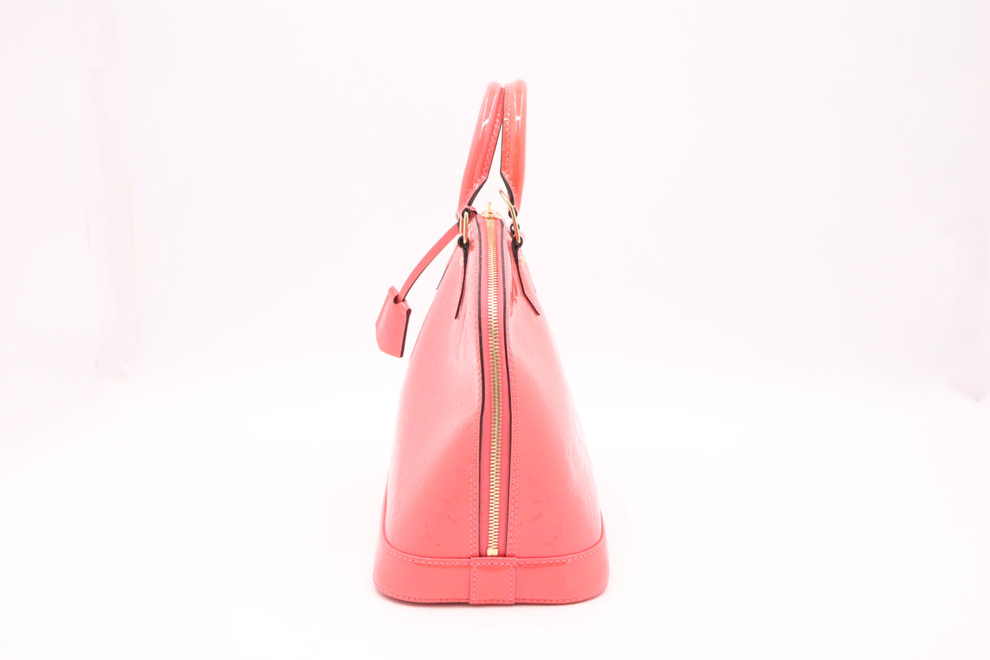 Louis Vuitton Alma PM in Rose Litchi Vernis Leather