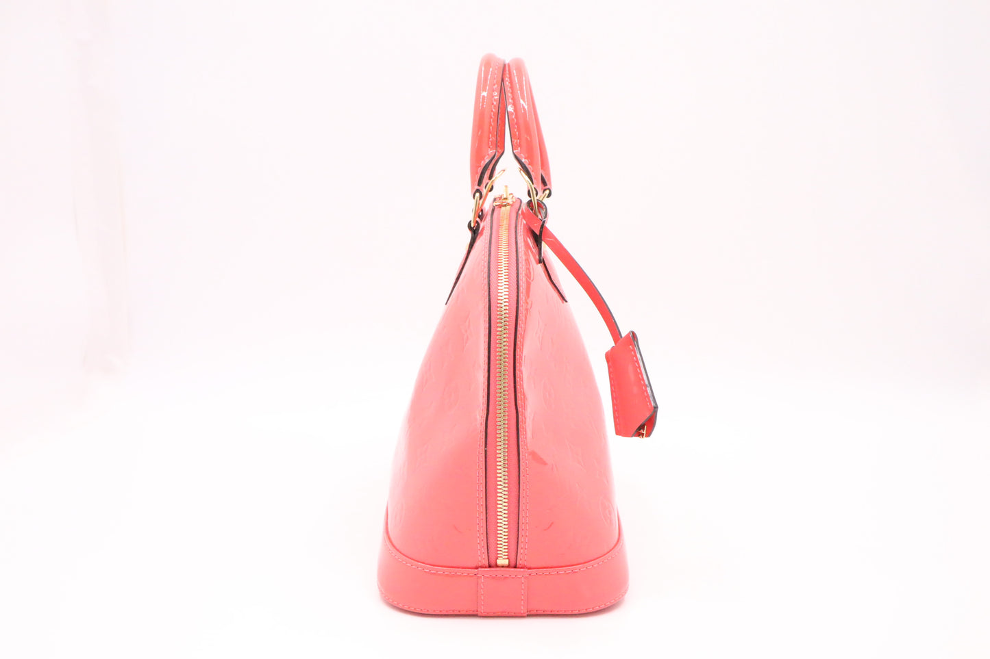 Louis Vuitton Alma PM in Rose Litchi Vernis Leather