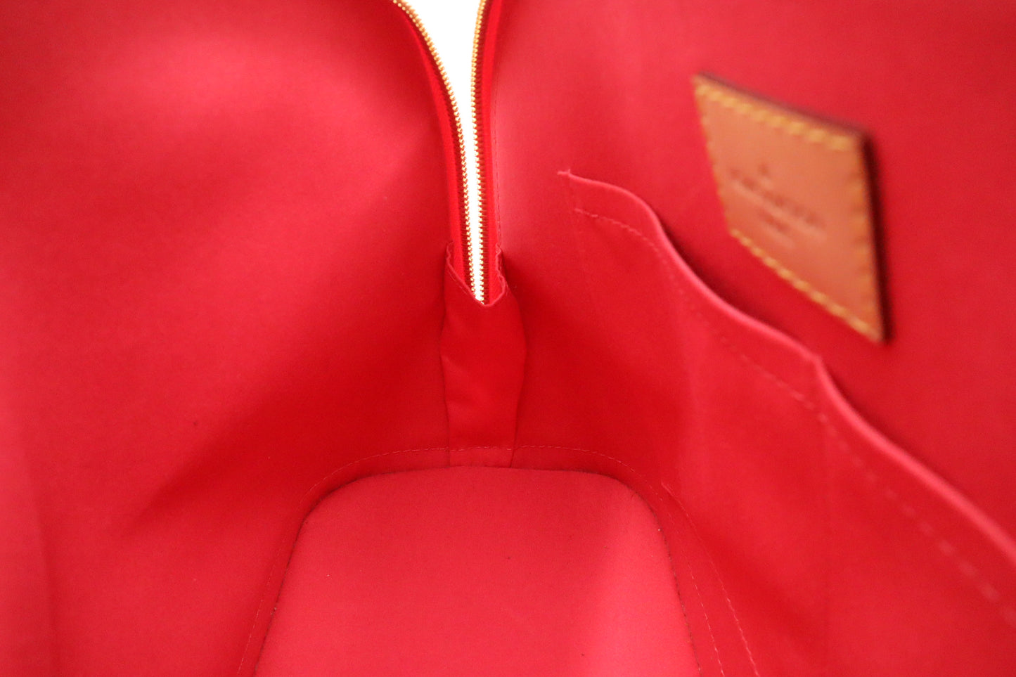 Louis Vuitton Alma PM in Rose Litchi Vernis Leather