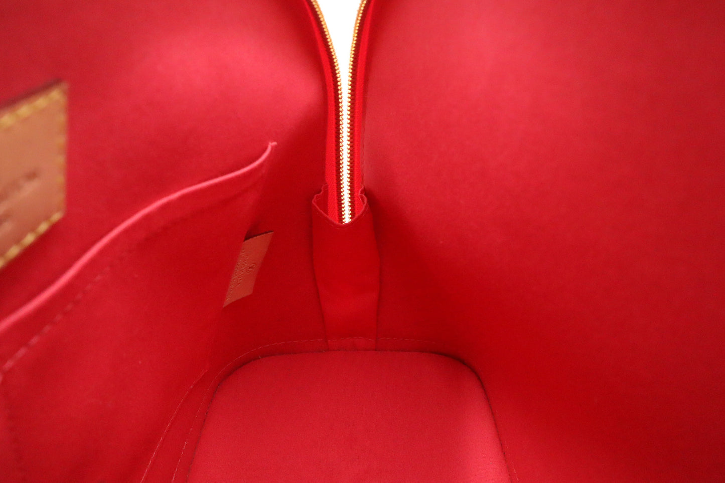 Louis Vuitton Alma PM in Rose Litchi Vernis Leather