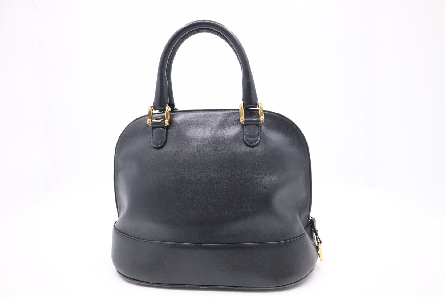 Loewe Dome Handbag in Black Leather