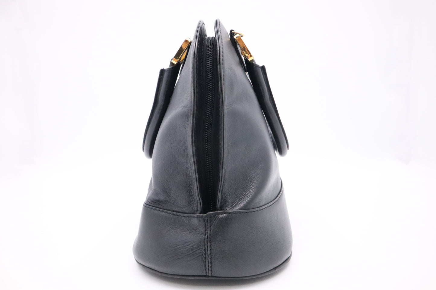 Loewe Dome Handbag in Black Leather