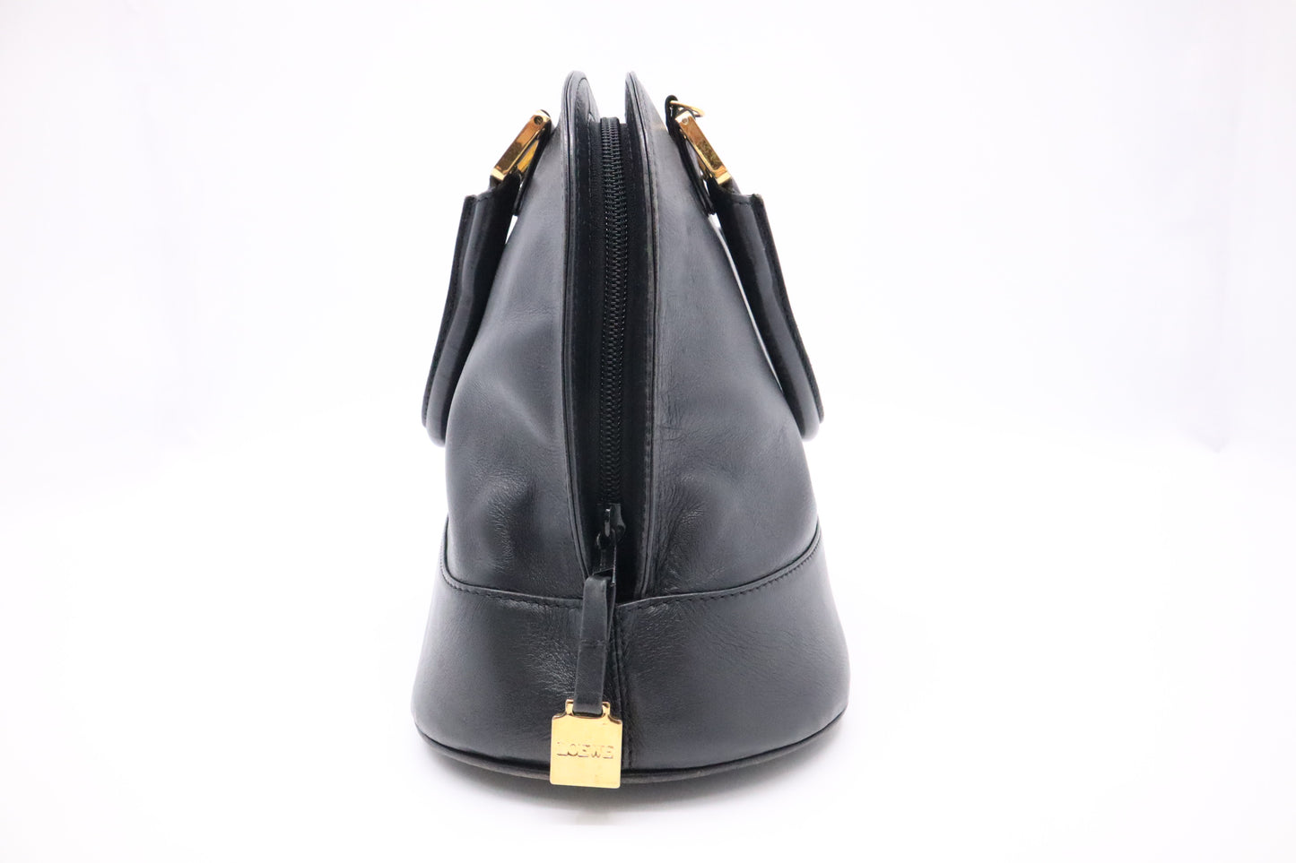 Loewe Dome Handbag in Black Leather