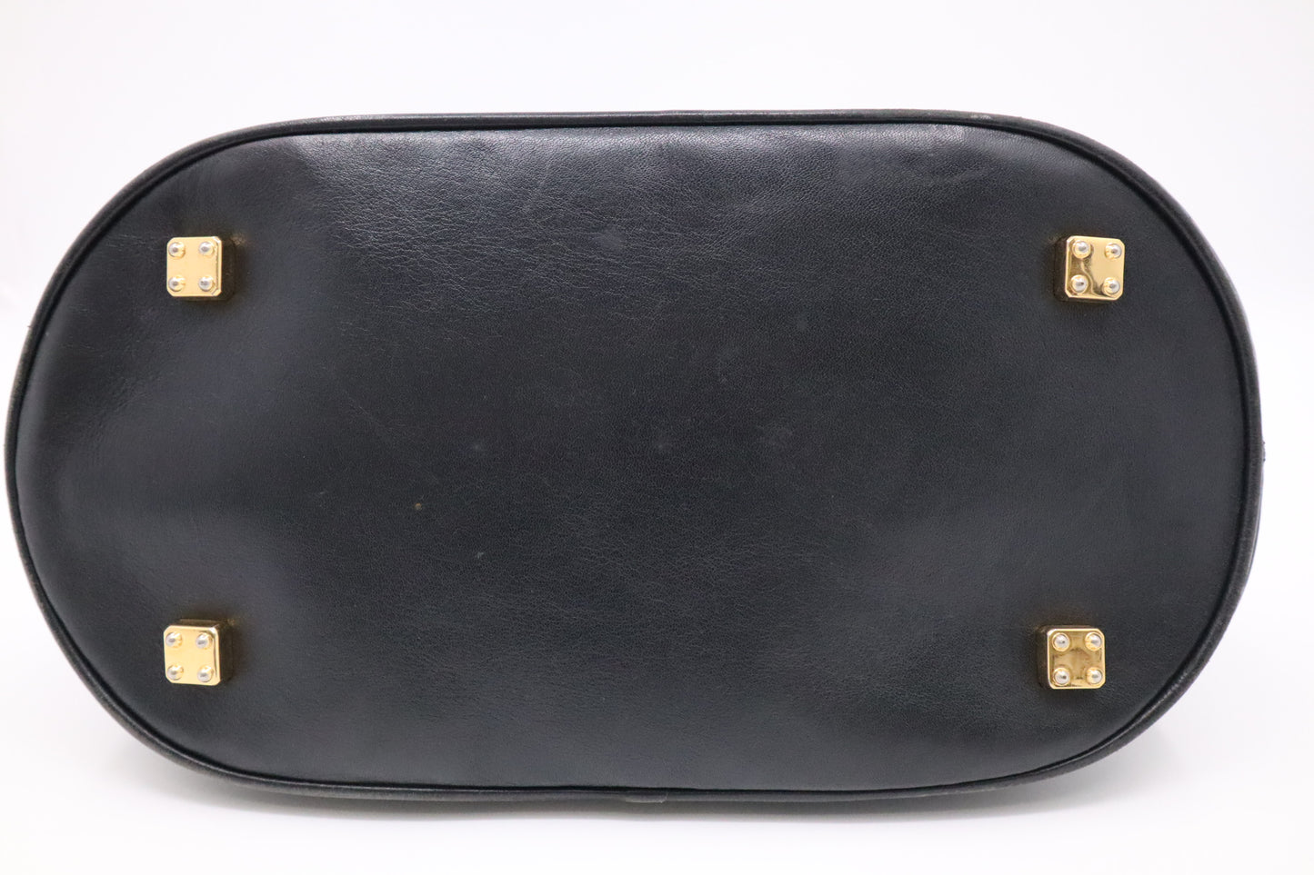 Loewe Dome Handbag in Black Leather