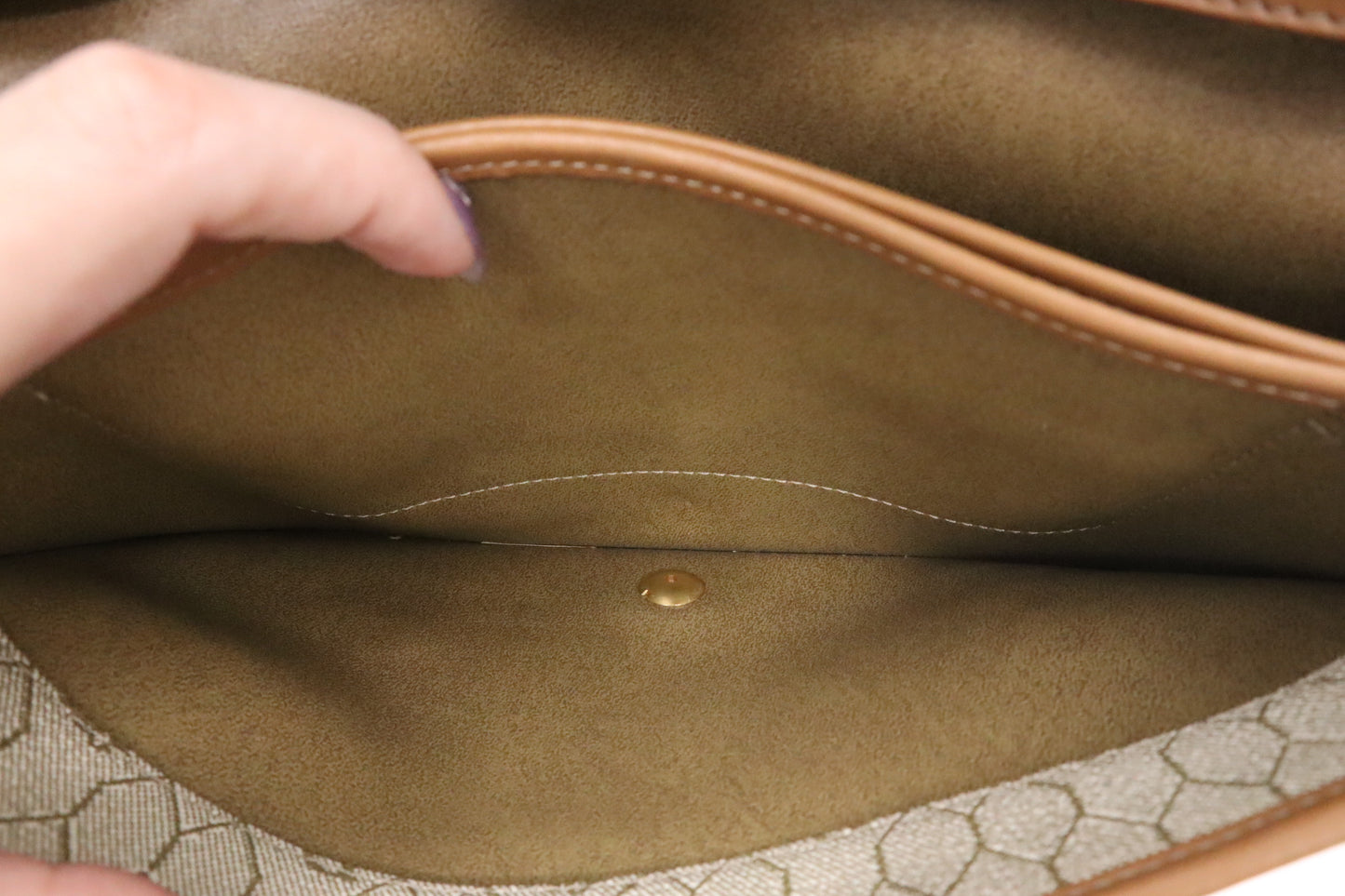 Dior Shoulder Bag in Honeycomb Canvas