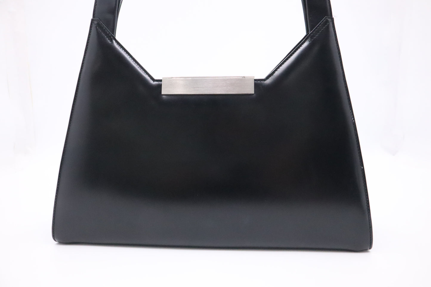Ferragamo Shoulder Bag in Black Leather