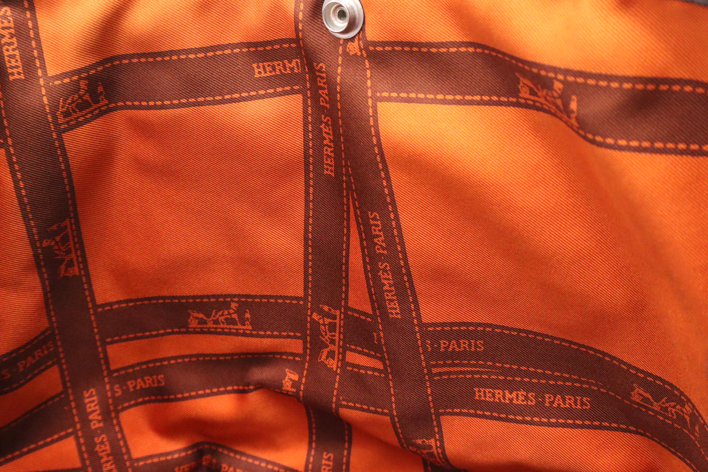 Hermes Bolduc Garden Party TPM in Chocolate Swift Leather