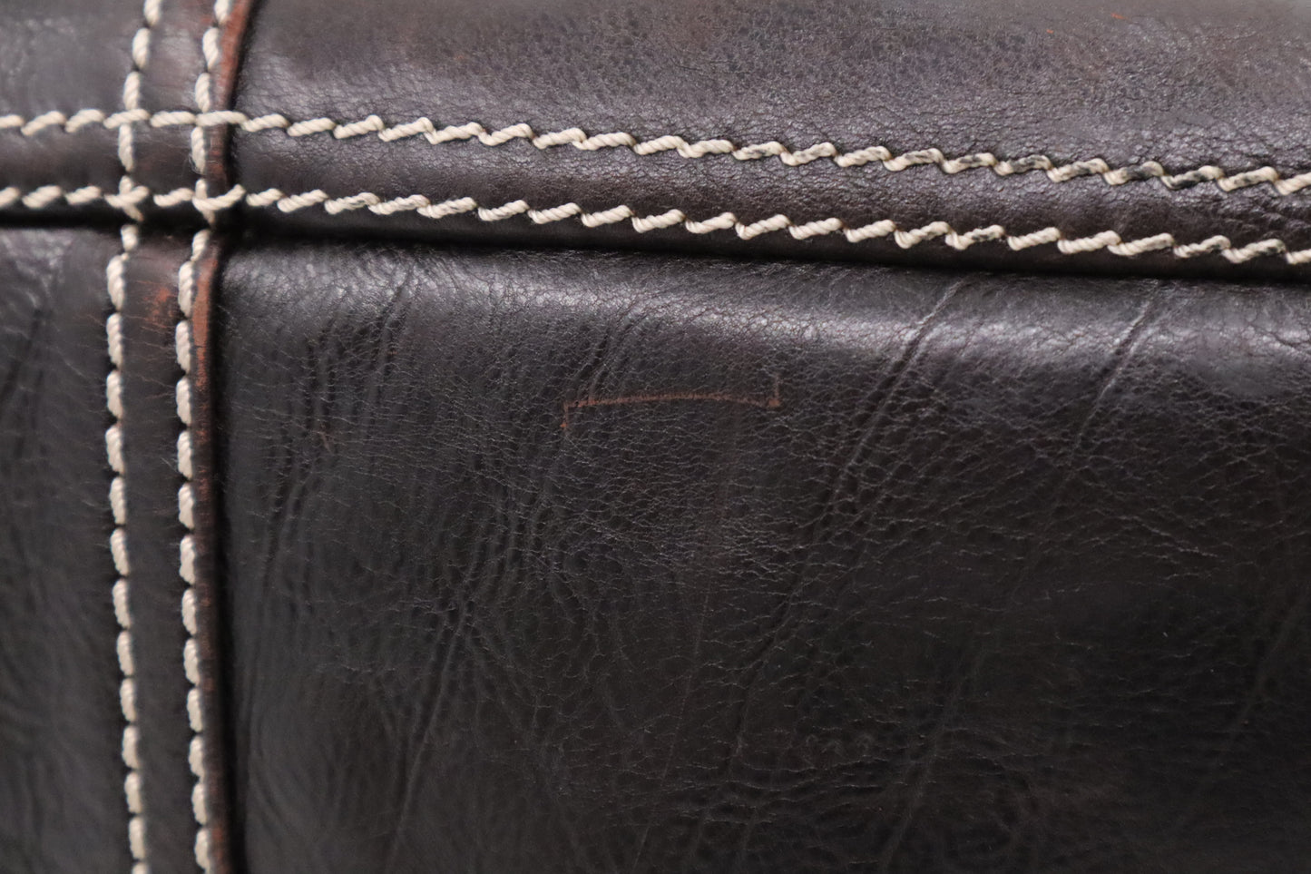 Celine Boogie Bag in Dark Brown Leather