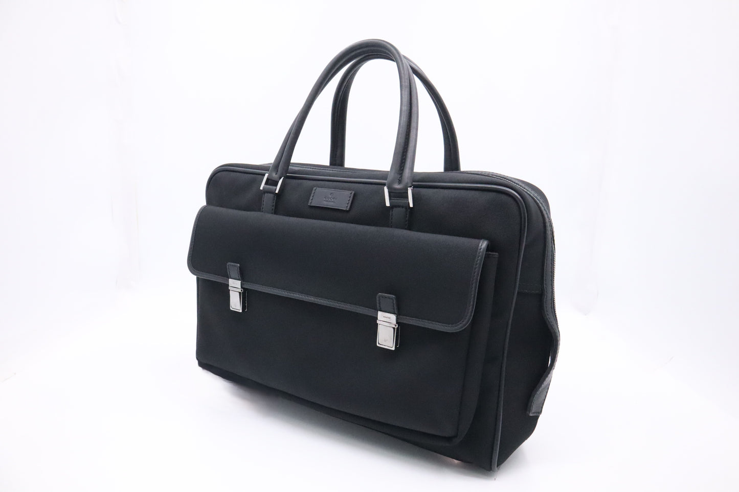 Gucci Duffle Bag in Black Canvas