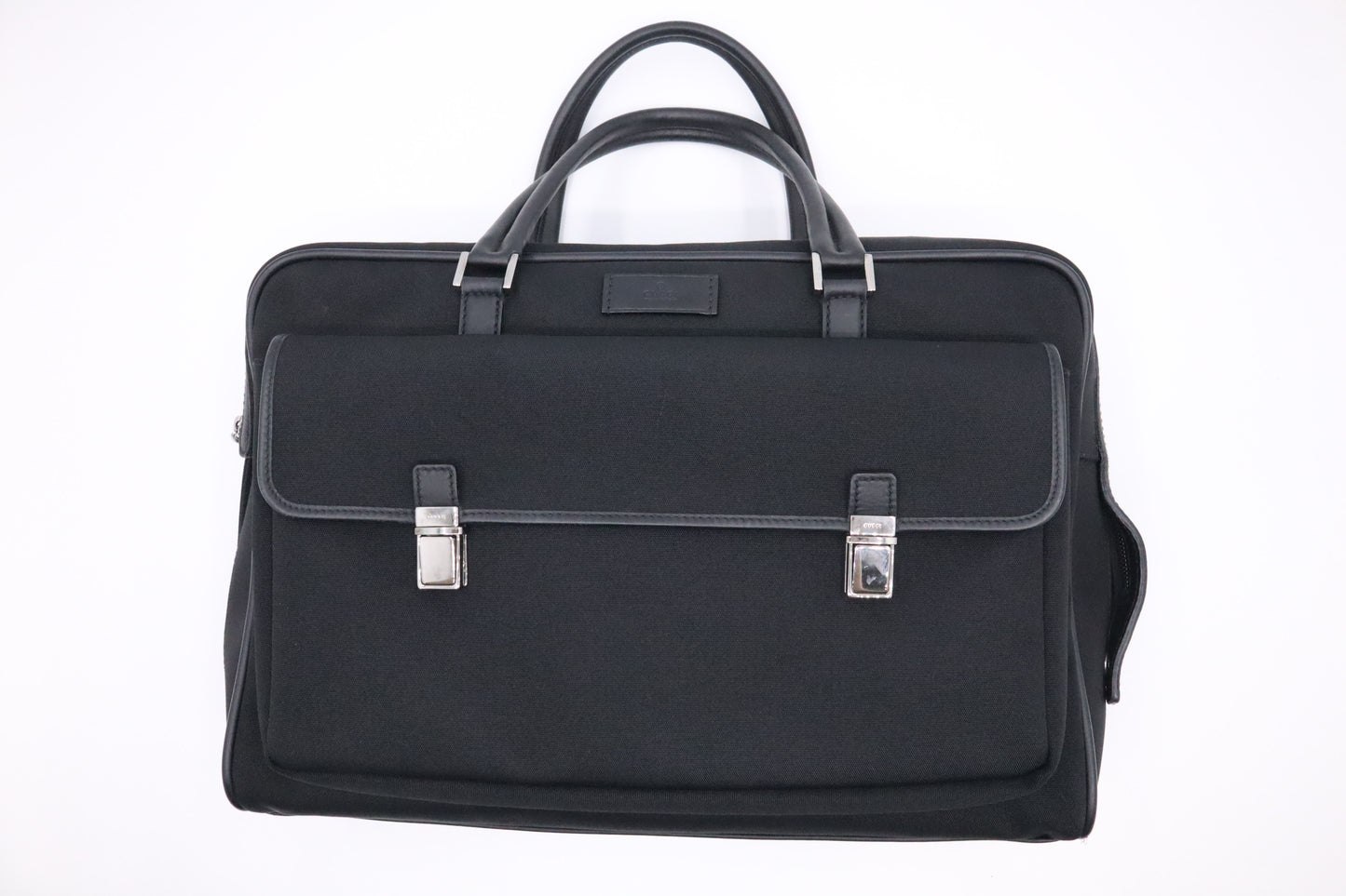 Gucci Duffle Bag in Black Canvas