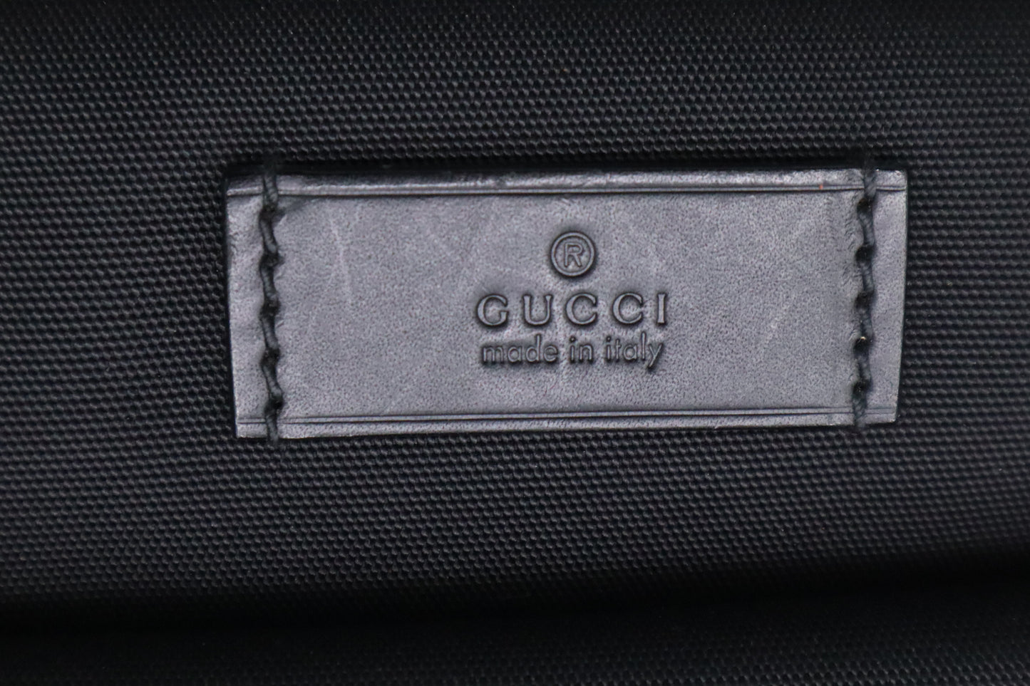 Gucci Duffle Bag in Black Canvas