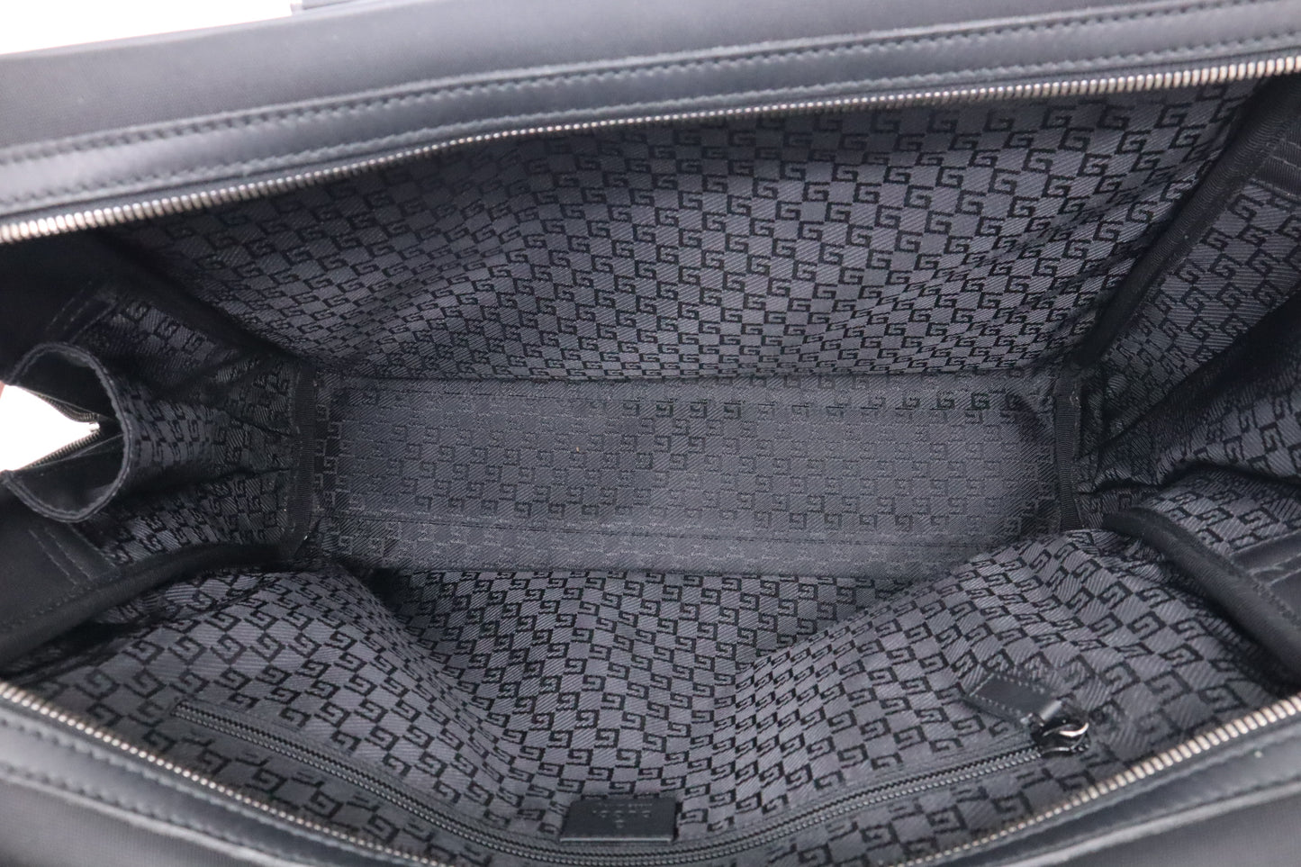 Gucci Duffle Bag in Black Canvas