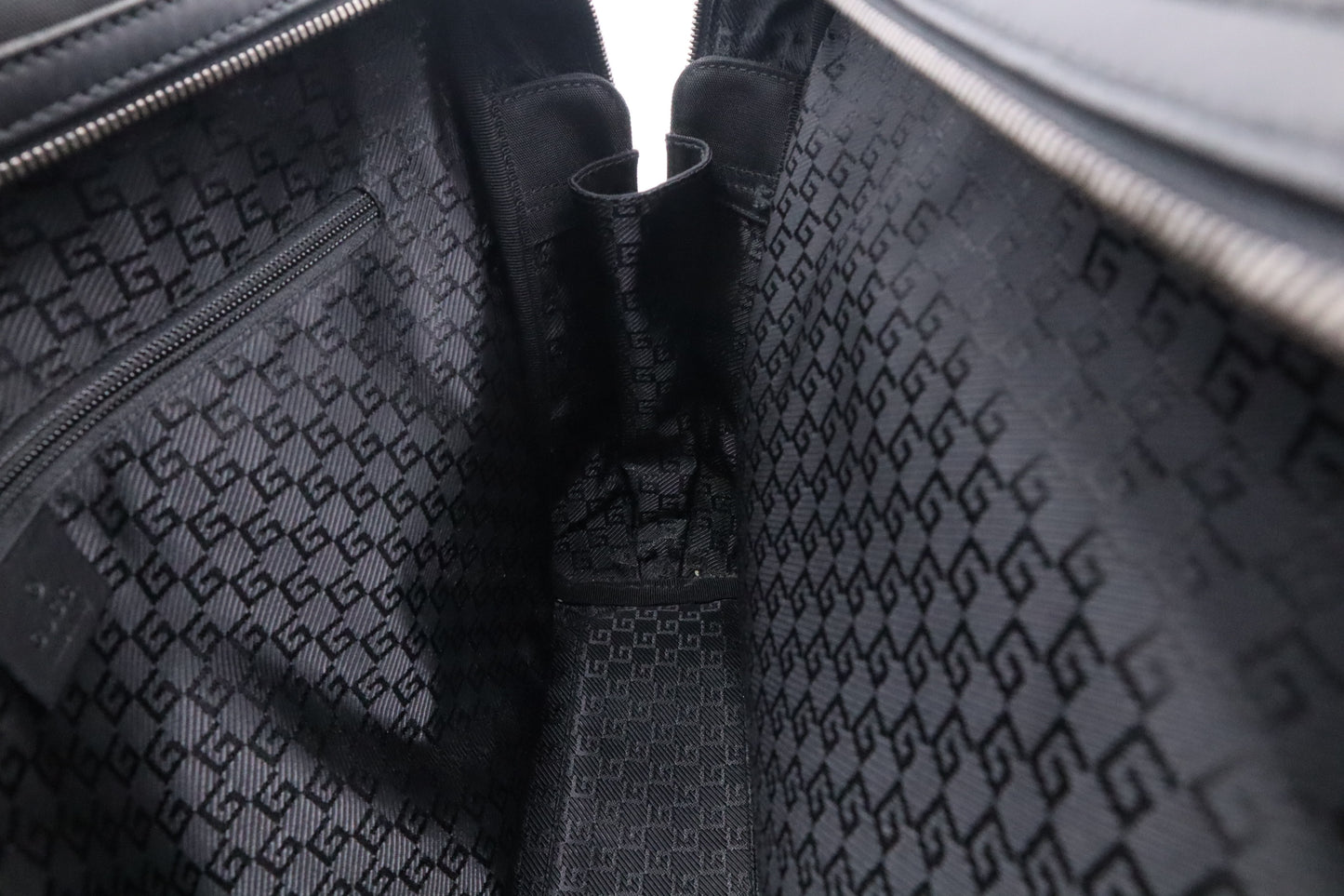 Gucci Duffle Bag in Black Canvas