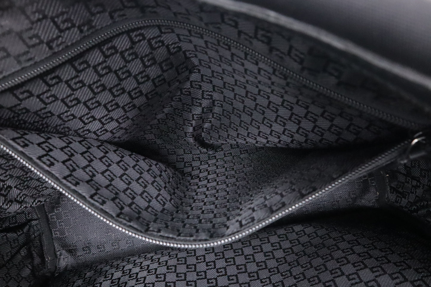 Gucci Duffle Bag in Black Canvas