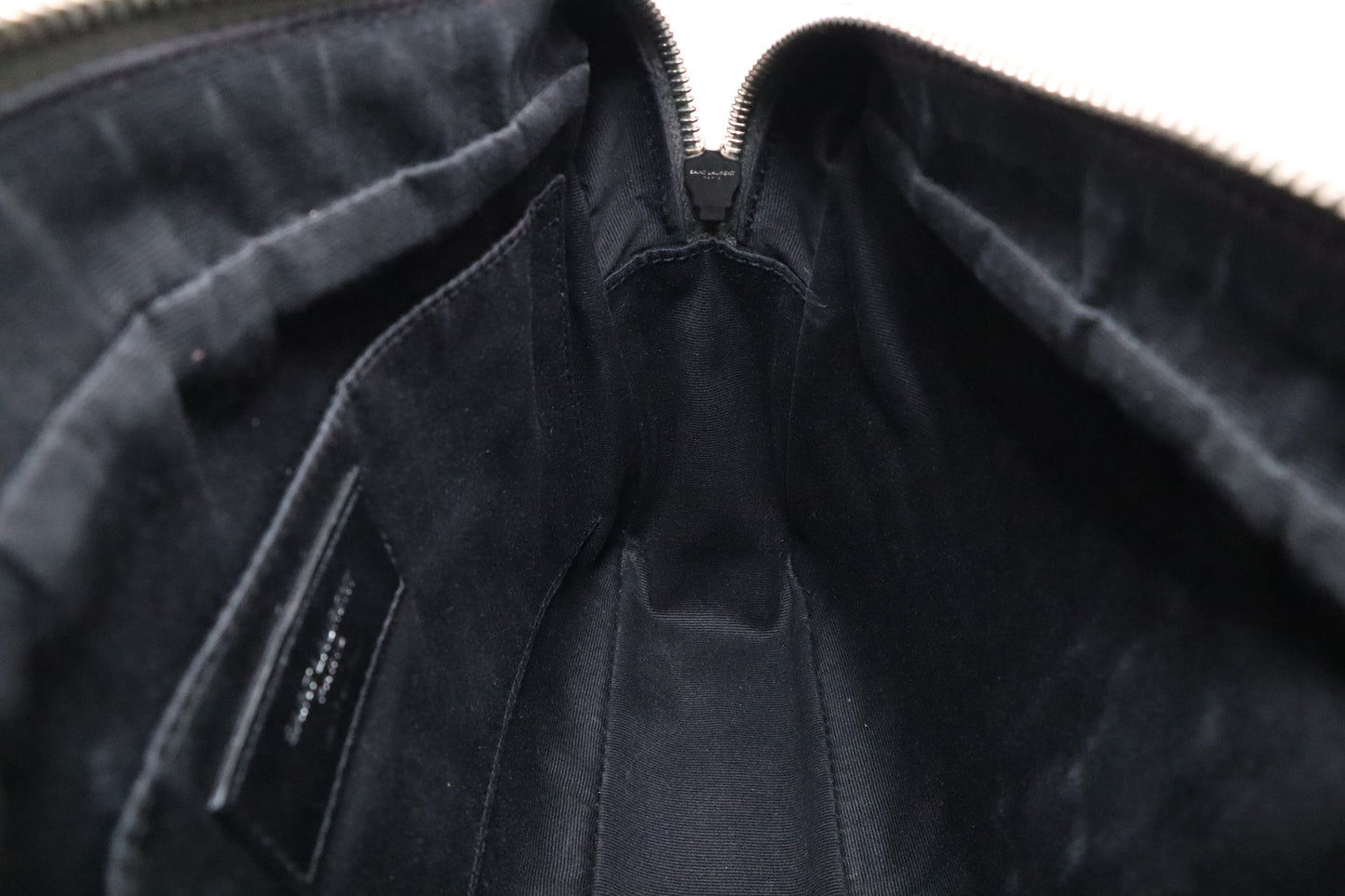 YSL Saint Laurent Lou Camera Bag in Pewter Leather