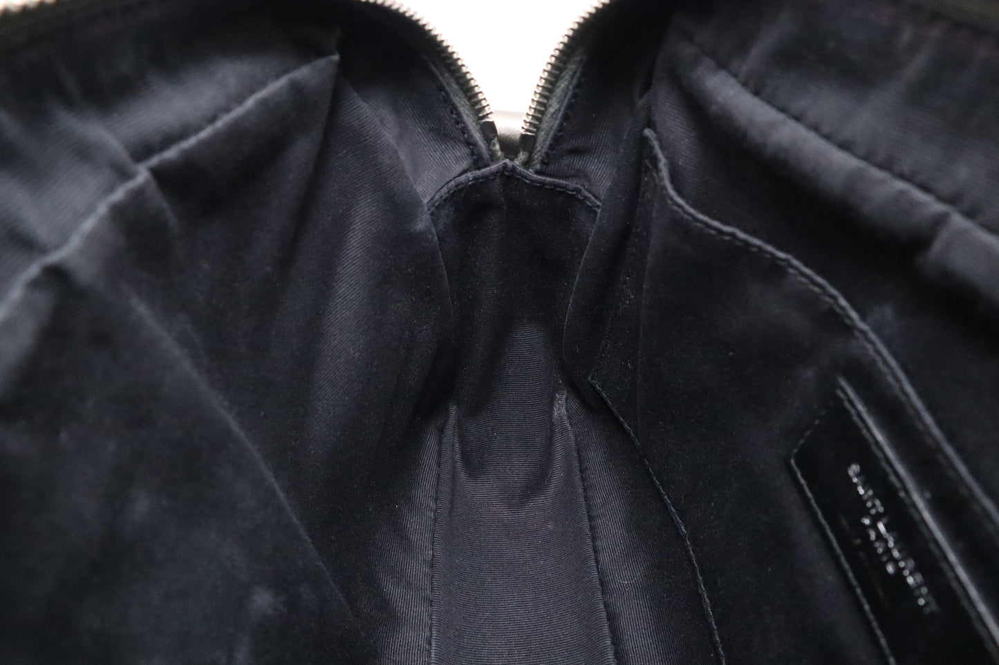 YSL Saint Laurent Lou Camera Bag in Pewter Leather
