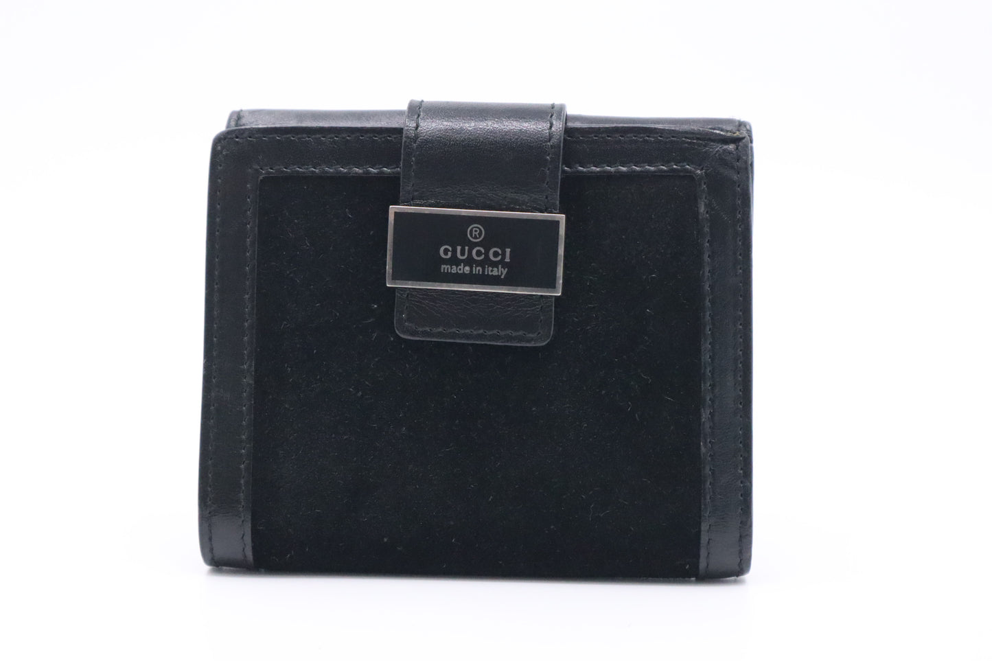Gucci Compact Wallet in Black Leather