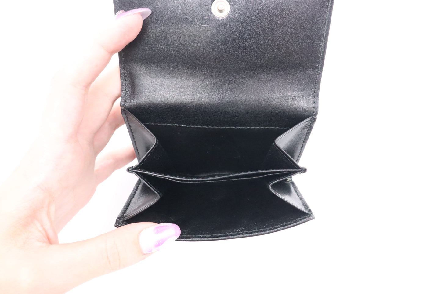 Gucci Compact Wallet in Black Leather