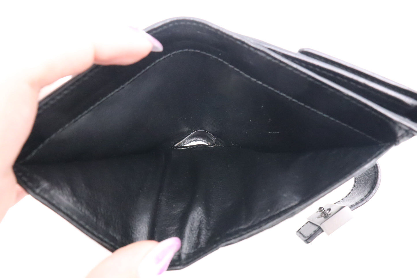 Gucci Compact Wallet in Black Leather