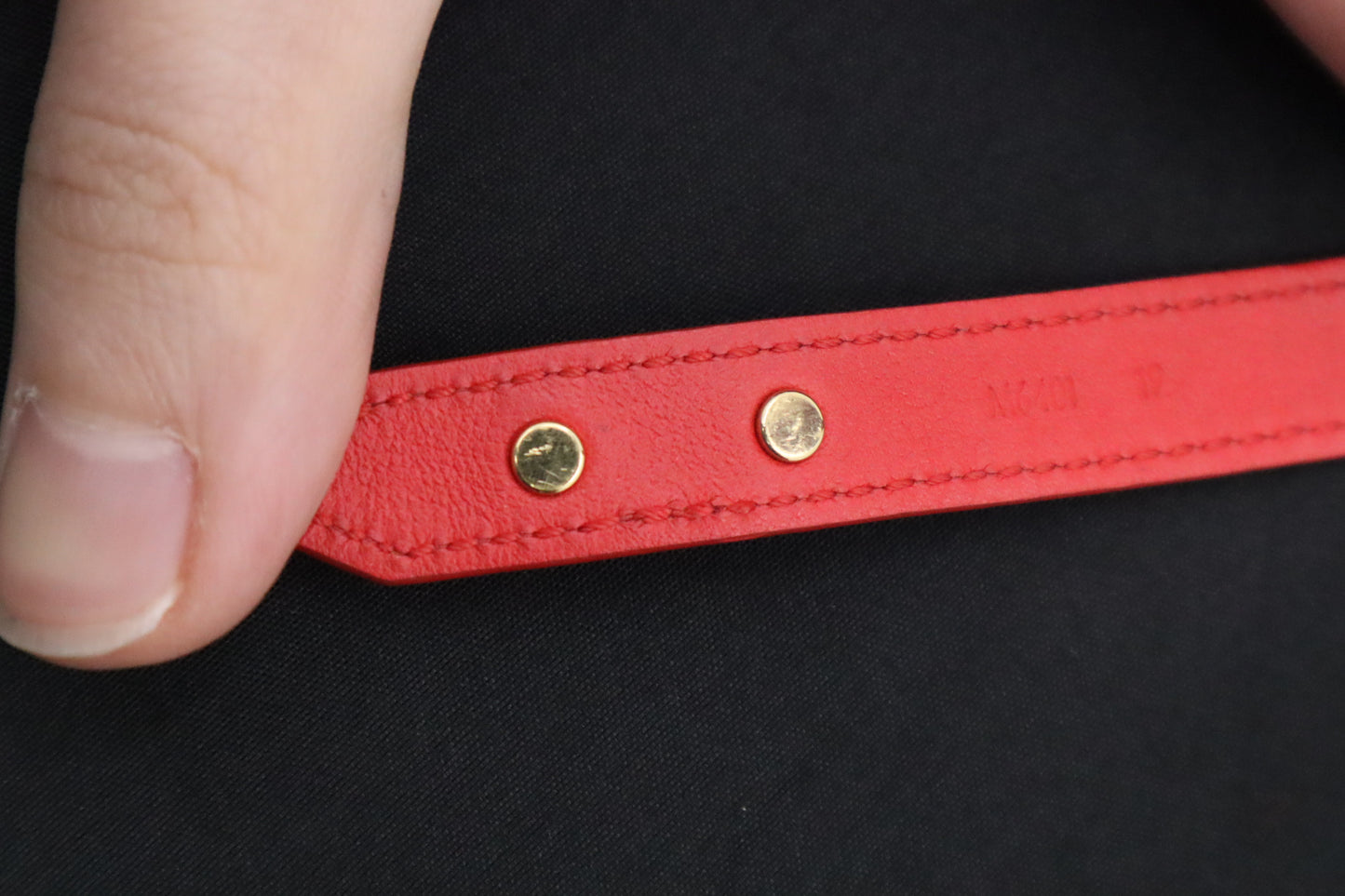 Louis Vuitton Bracelet in Red Epi Leather