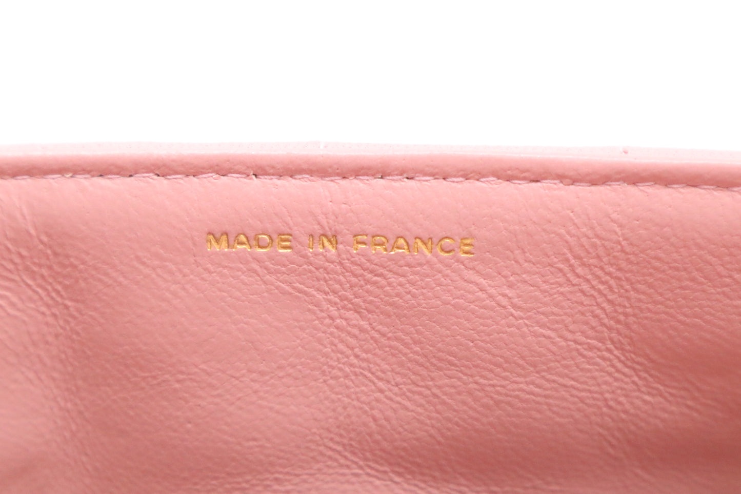 Chanel East West Shoulder Bag in Pink Leather