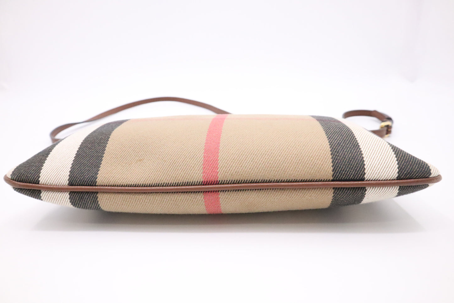 Burberry Crossbody in Brown Check Canvas