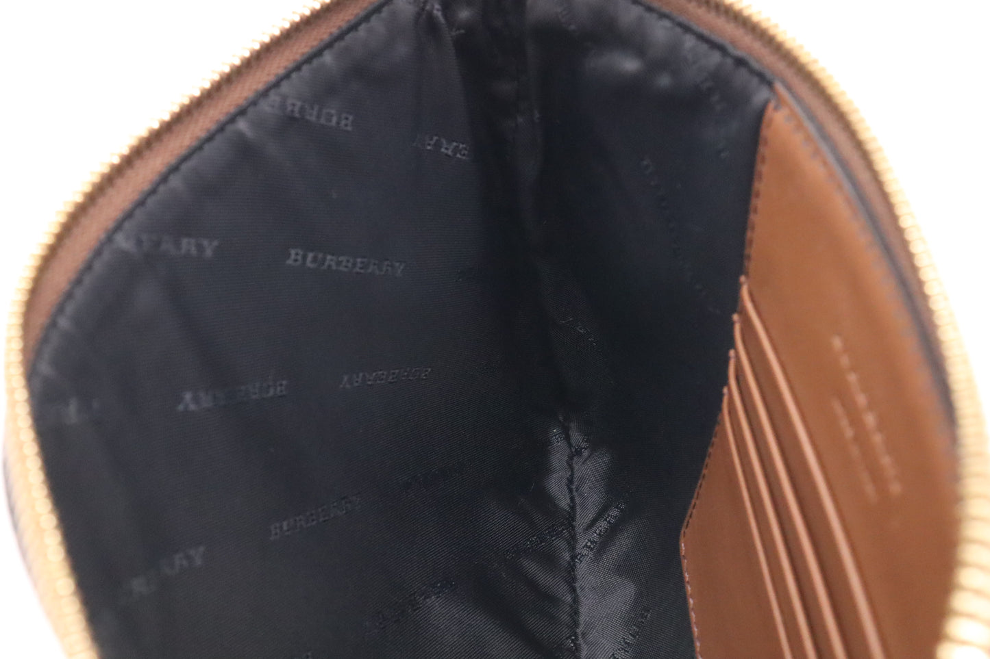 Burberry Crossbody in Brown Check Canvas