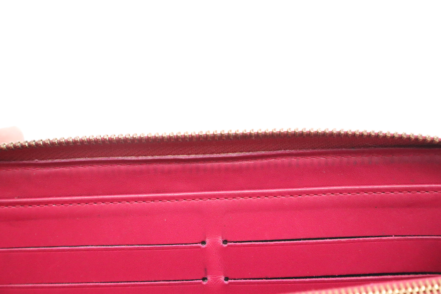 Louis Vuitton Zippy Wallet in Indian Rose Vernis Leather