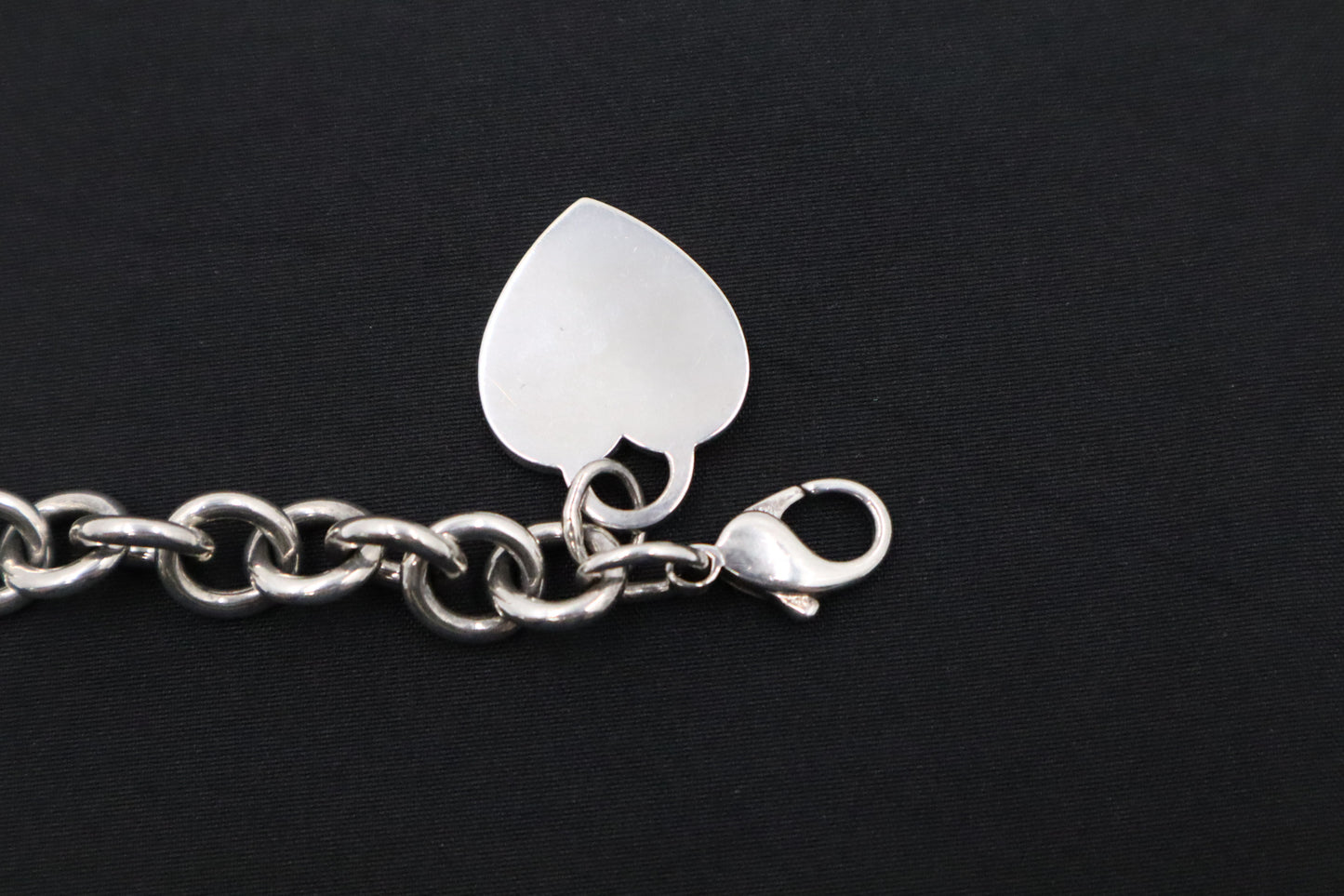 Tiffany&Co. Heart Tag Blank Bracelet in Sterling Silver
