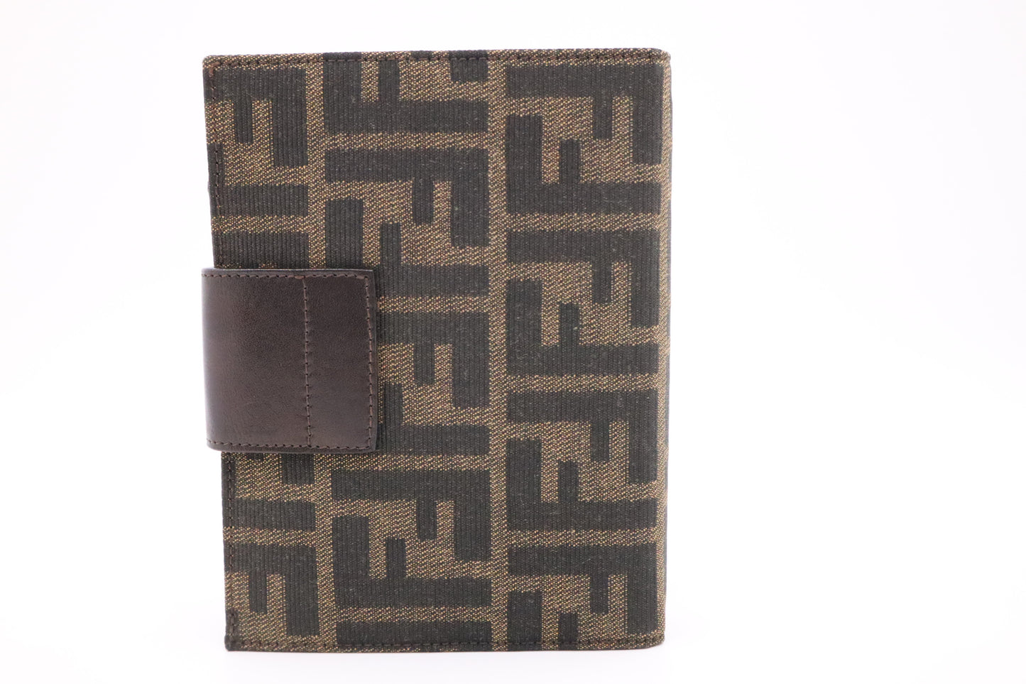 Fendi Small Agenda in Zucca Canvas