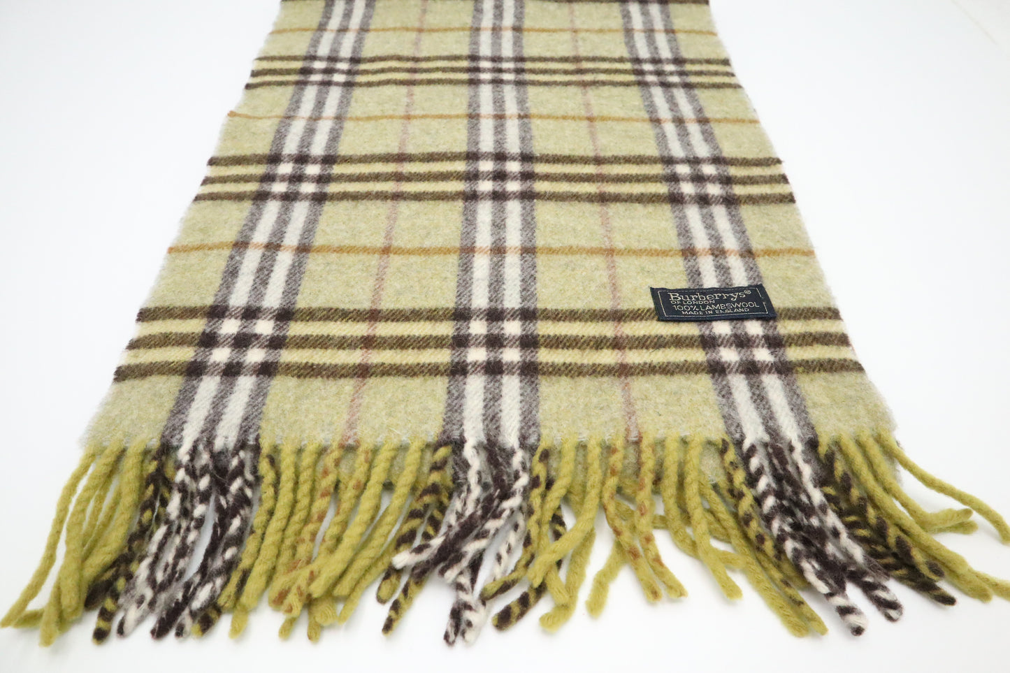 Burberry Scarf in Green Cashmere