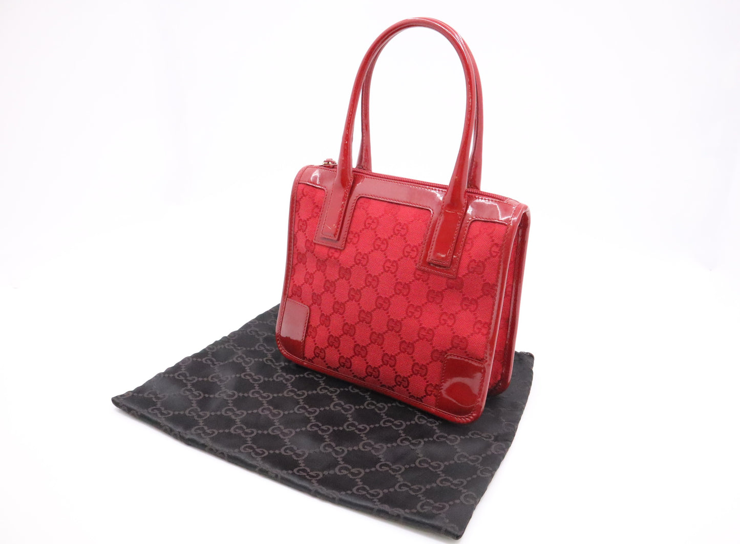 Gucci Handbag in Red GG Canvas