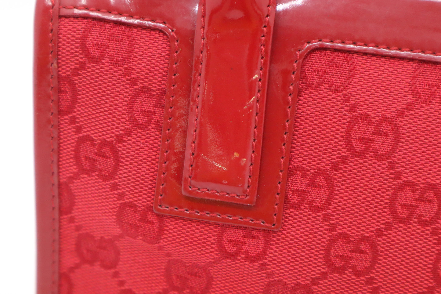 Gucci Handbag in Red GG Canvas
